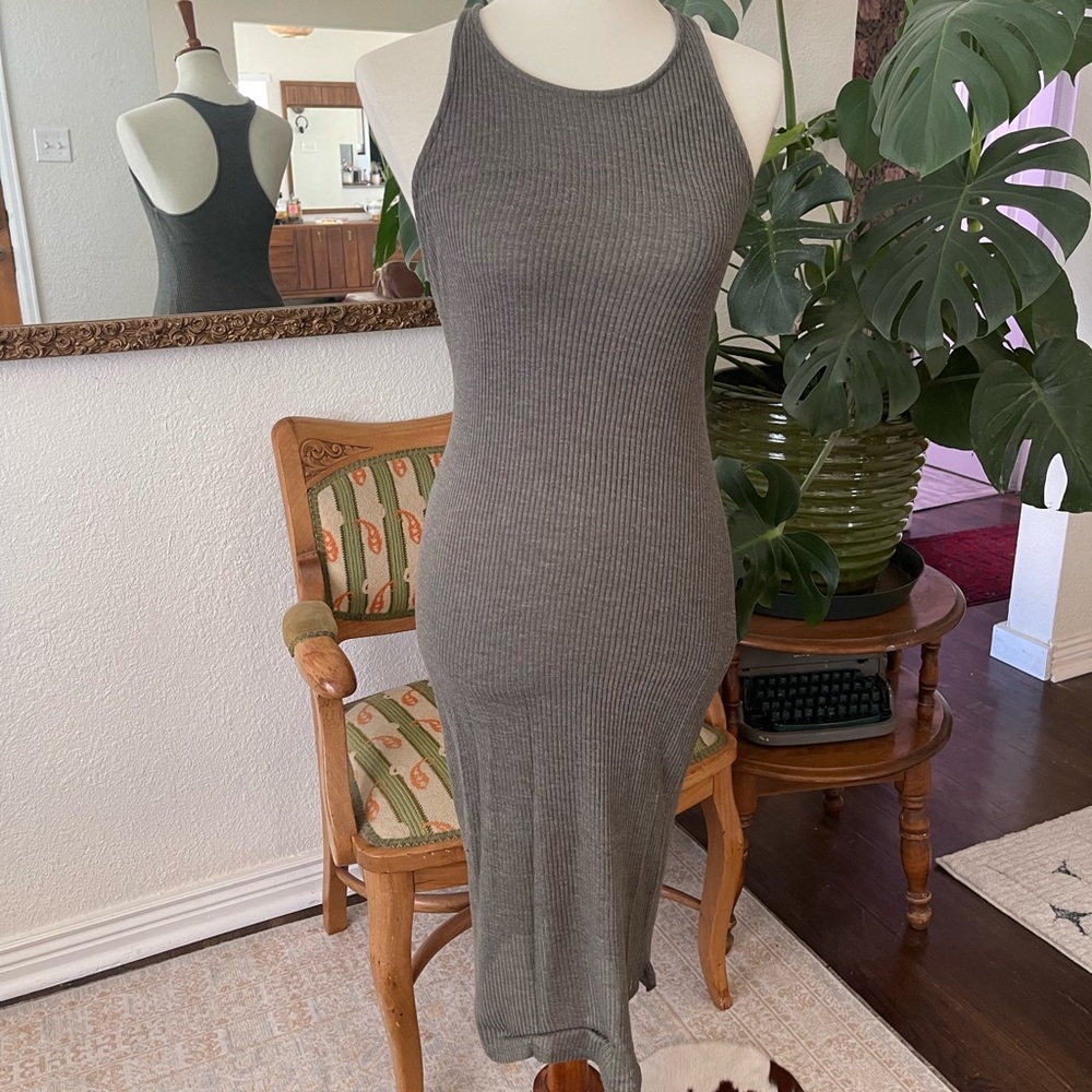 Sparkle & Fade simple tank knit body con dress